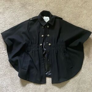 American Rag- Black Cape Blazer Coat size Medium